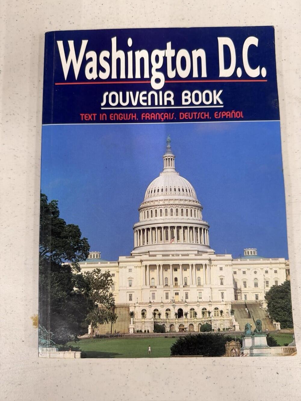 Vintage Washington DC Souvenir Book Capitol Landmarks Travel Memorabilia